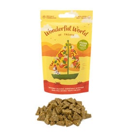 Wonderful World - Friandises Pizza Veggie aux L&eacute;gumes pour Chiens - 50g