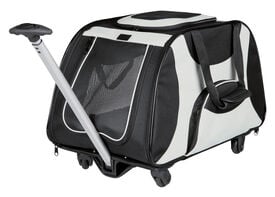 Trixie - Sac de Transport Trolley pour Chien - Noir