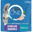 Purina One -  Croquettes Chat Stérilisé Sensible Poisson de mer - 1,5kg Indicateur image numéro 4