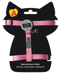 Animalis - Harnais Basic pour Chat - Rose Image num&eacute;ro 1