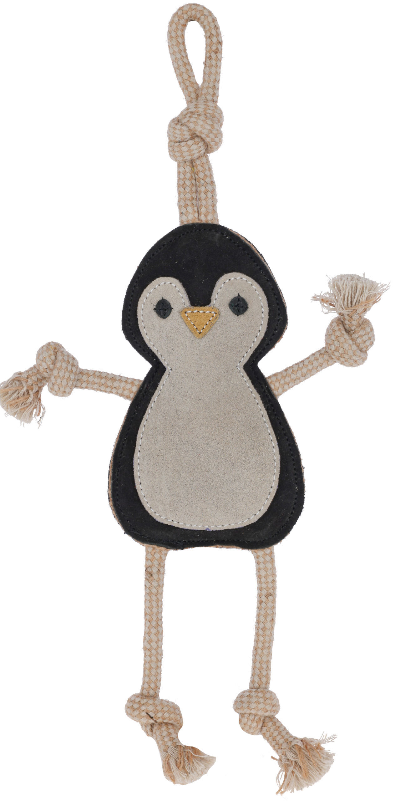 Kerbl - Jouet Pingouin en cuir pour Chiens - 43x20x3cm Image num&eacute;ro 1