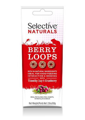 Supreme Science - Selective Naturals Berry Loops pour Rongeurs - 80g