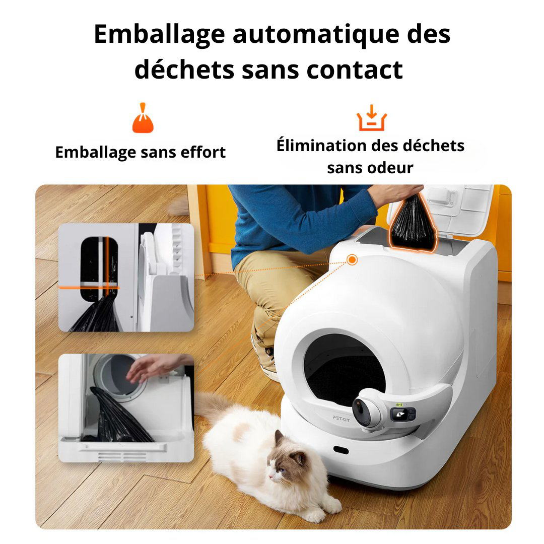 Petkit - Liti&egrave;re Automatique Purobot Ultra Robot pour Chats avec Cam&eacute;ra et IA Image num&eacute;ro 5