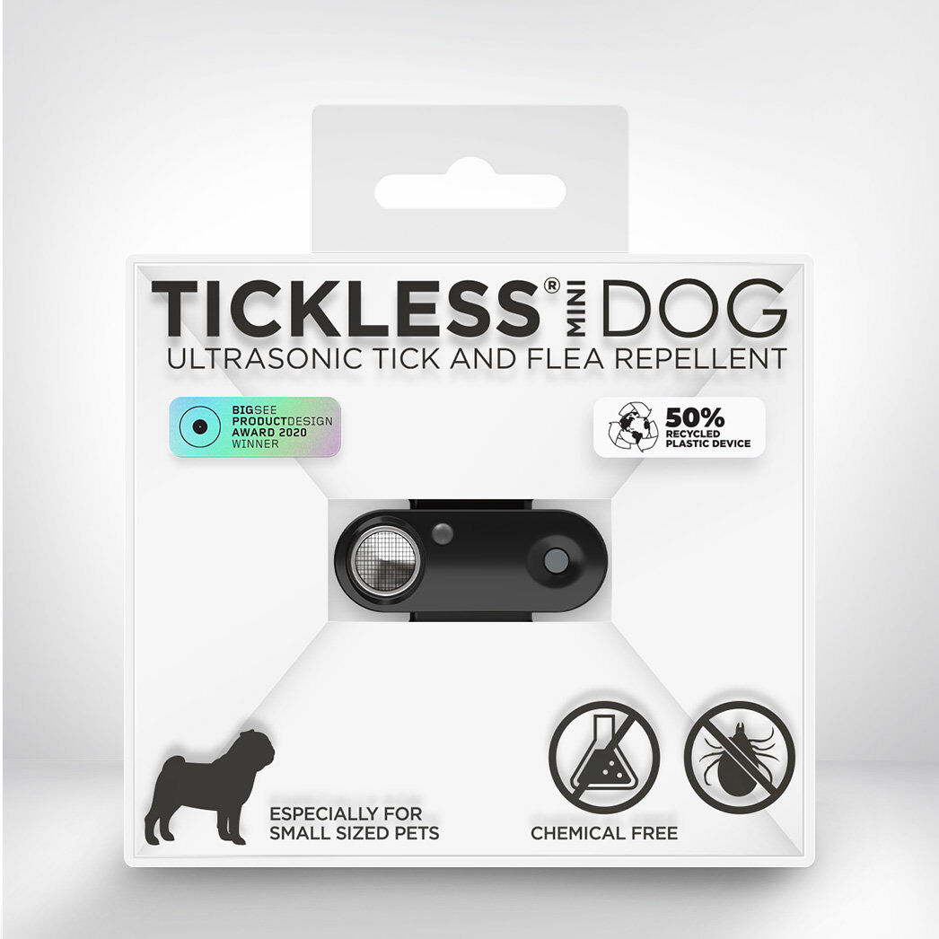 Tickless - R&eacute;pulsif Antiparasitaire Mini Dog Ultrason Rechargeable pour Chiens - Noir Image num&eacute;ro 1