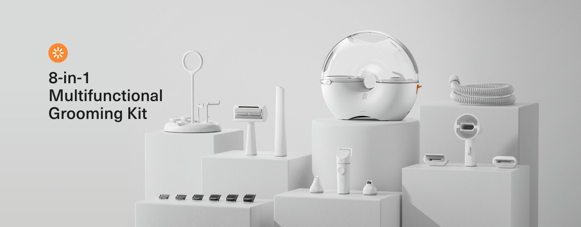 Neakasa - Aspirateur De Toilettage Neakasa S1 Pro 8-in-1 Image num&eacute;ro 3