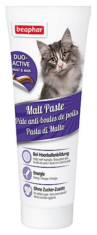 Beaphar - Pâte Anti-boules de poils au Malt pour Chats - 250 g image number null