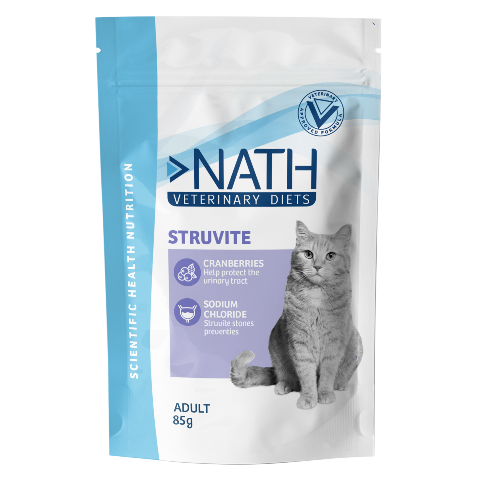 Nath - Sachet Humide Veterinary Diets Anti Struvite pour Chat Adulte - 85g Image num&eacute;ro 1