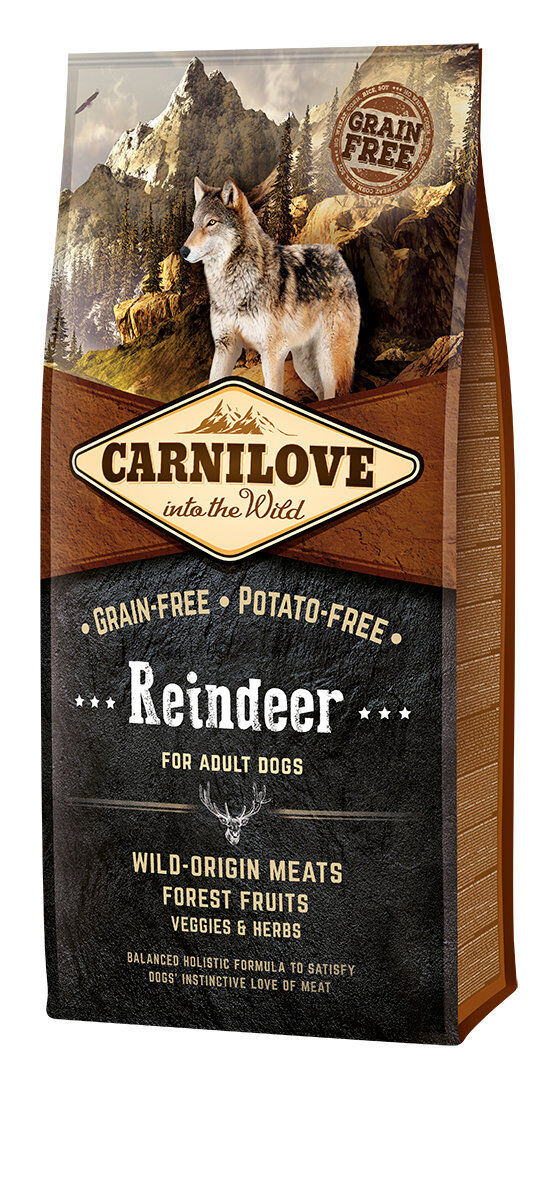 Carnilove - Croquettes ADULT RENNE - 1,5 KG Image num&eacute;ro 1