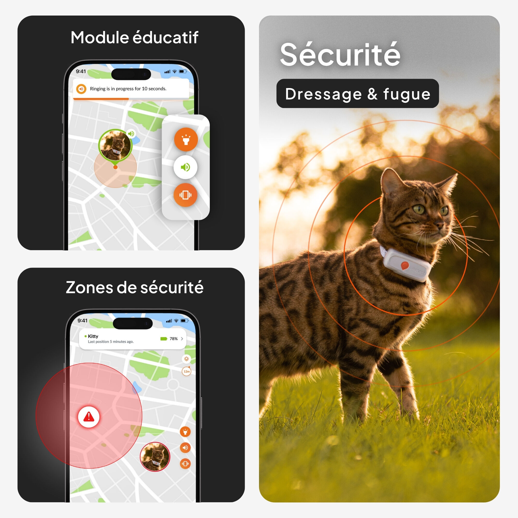 Weenect - Traceur GPS XS Edition 2023 pour Chats - Blanc Image num&eacute;ro 7
