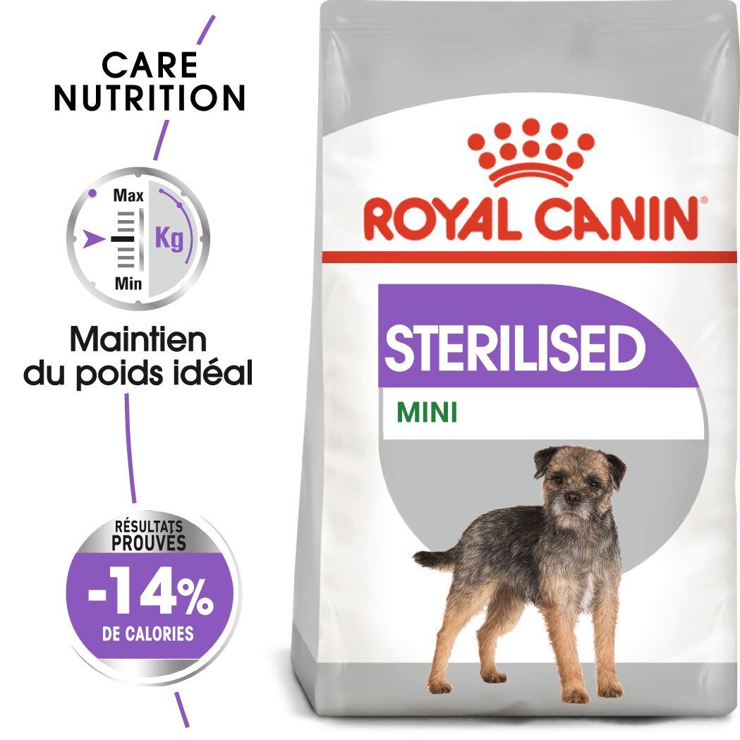 Royal Canin - Croquettes Mini Sterilised pour Chien St&eacute;rilis&eacute; - 8Kg Image num&eacute;ro 1