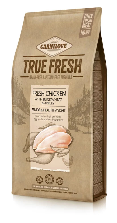 Carnilove - Croquettes True Fresh Senior au Poulet pour Chiens - 11,4Kg Image numéro 1 Carnilove - Croquettes True Fresh Senior au Poulet pour Chiens - 11,4Kg Image numéro 1
