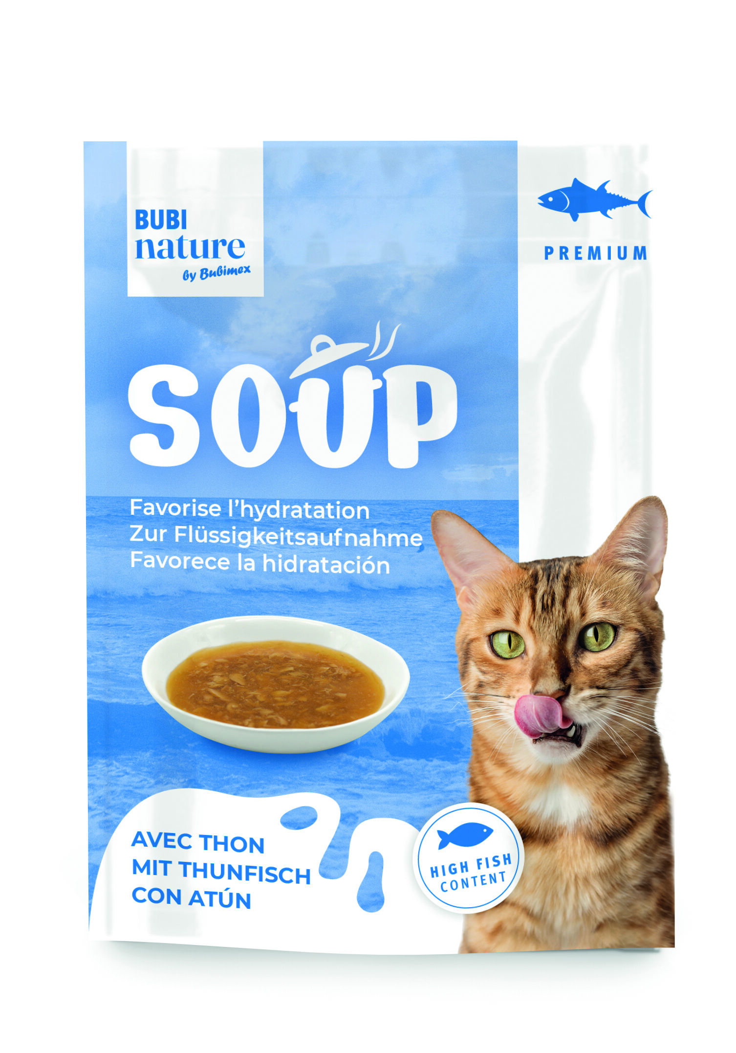 Bubimex - Soupe Bubi Nature au Thon pour Chats - 50g Image num&eacute;ro 1