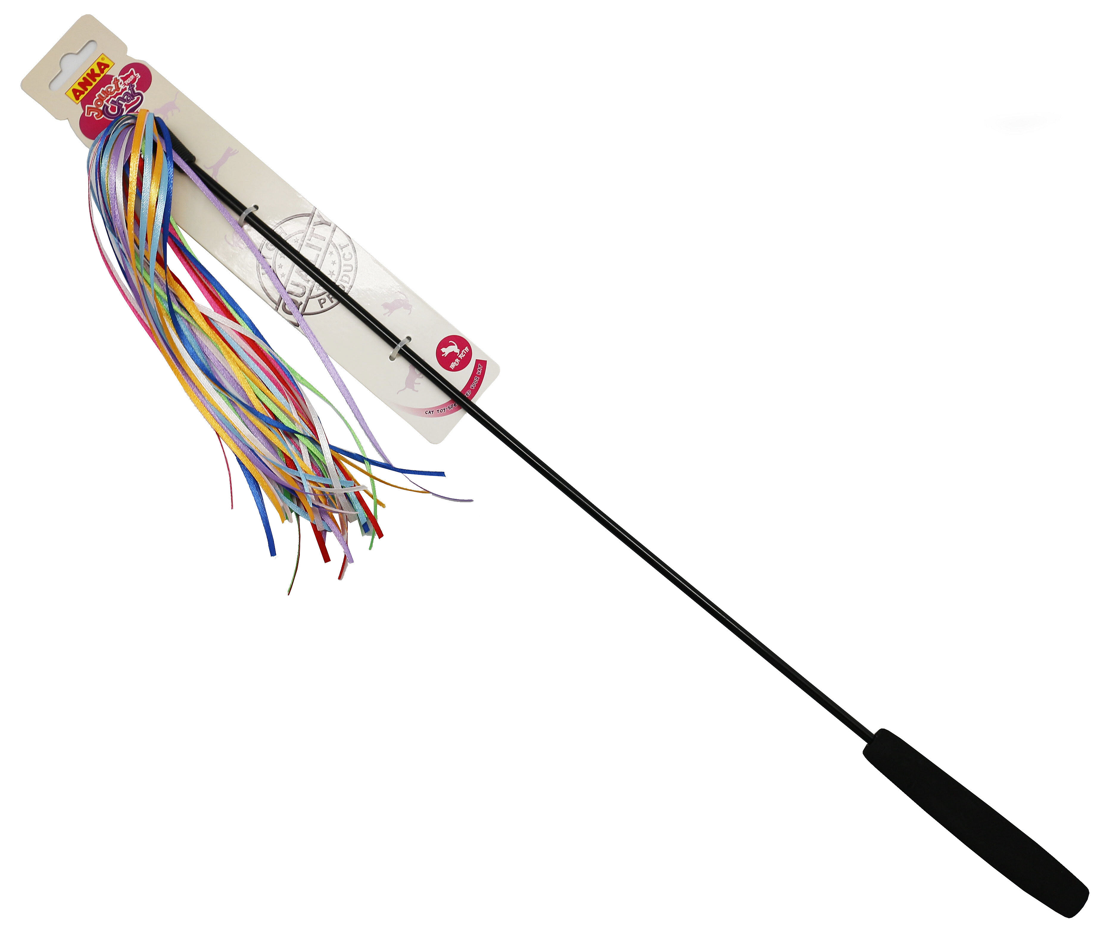 Anka - Jouet Canne &agrave; P&ecirc;che Ribbons pour Chat - 61cm Image num&eacute;ro 1