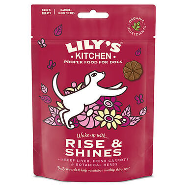 Lily's Kitchen - Biscuits Rise & Shine au Foie pour Chien - 80g