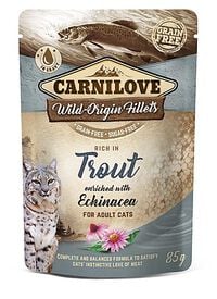 Carnilove - Chat Adulte Truite Et Echinacée - Pochon - 85g