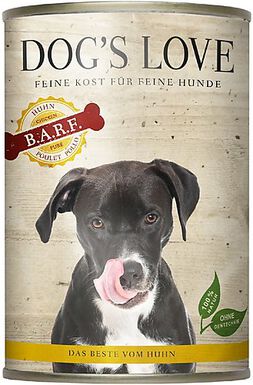 Dog's Love - Pâtée B.A.R.F Pure au Poulet pour Chiens - 400g