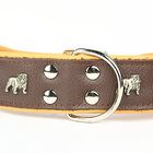 Yogipet - Collier Super Bulldog Cuir T55 45/53cm pour Chien - Marron image number null