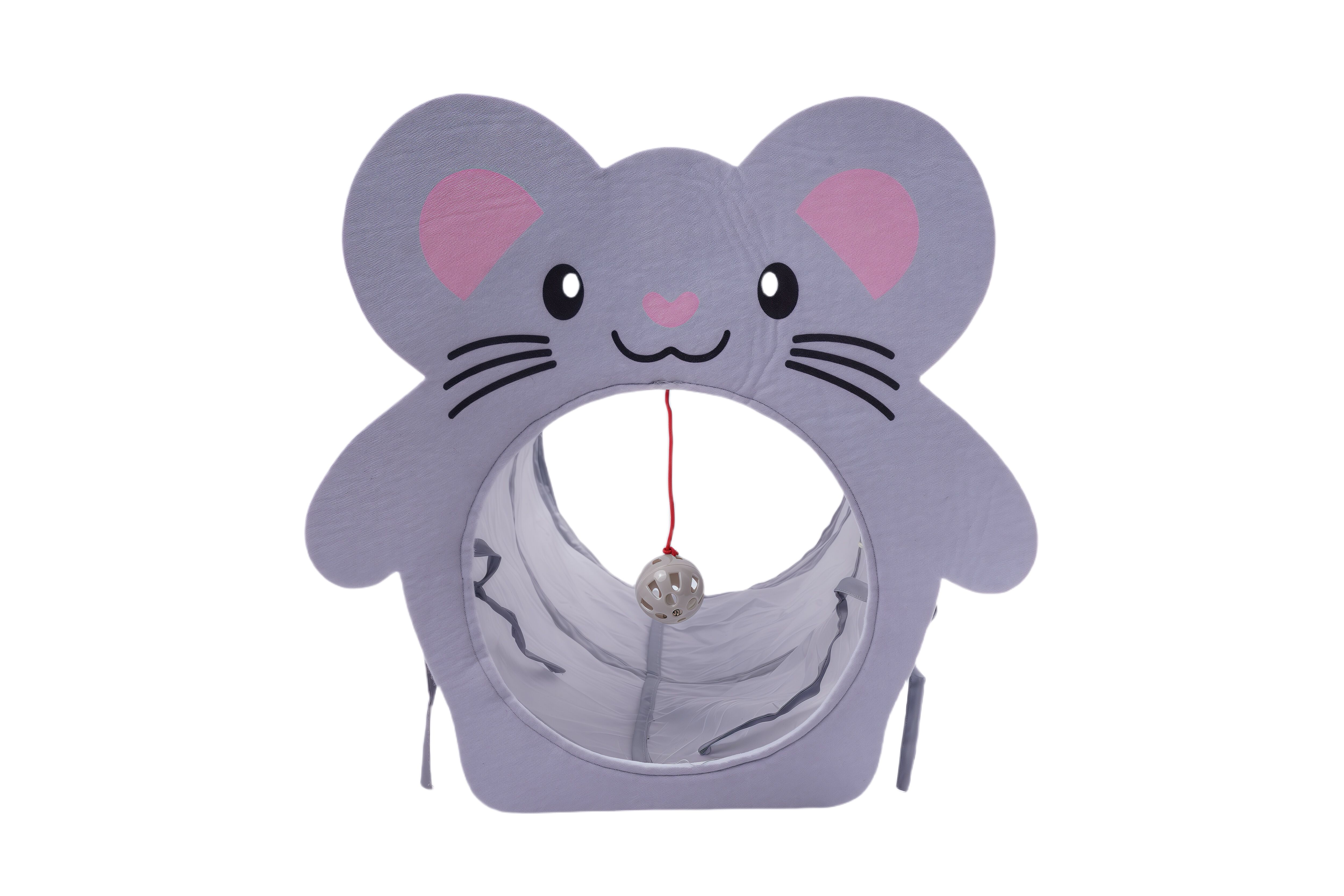 Tootoy! - Tunnel pour Chaton en Forme de Souris - Gris Image num&eacute;ro 7