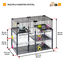 Ferplast - Cage Multipla Crystal pour Hamster et Souris - Noir Indicateur image numéro 2
