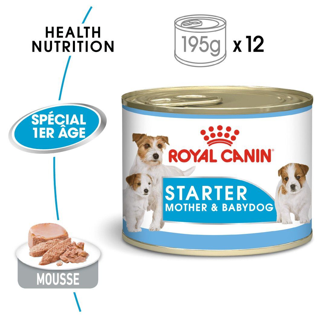 Royal Canin - Bo&icirc;te Starter Mousse Mother & Babydog en Pat&eacute;e pour Chien - 195g Image num&eacute;ro 1