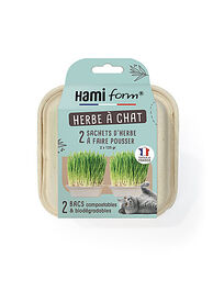 Hamiform - Herbe à Chat Prêt à faire Pousser - 2 x 125g