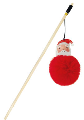 Croci - Jouet Canne CAT POL XMAS FLUFFY SANTA pour Chats - 40CM