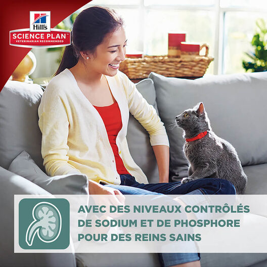 Hill's Science Plan - Croquettes Sterilised Mature 7+ Poulet pour Chat - 1,5Kg image number null