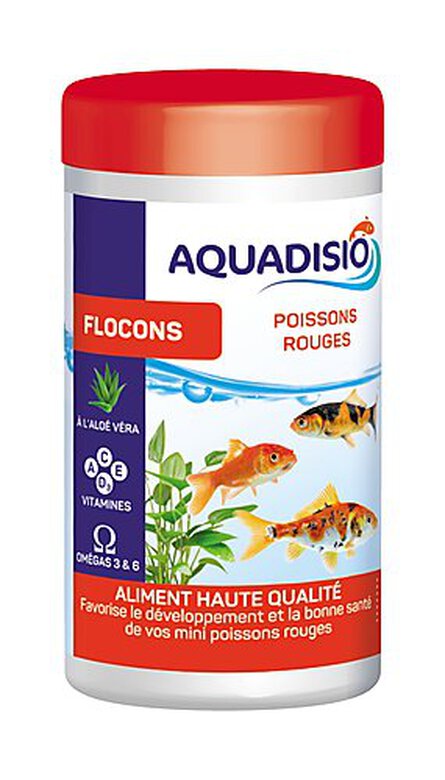 Aquadisio - Aliments Flocons Haute Qualité pour Poissons Rouges - 1,2L image number null