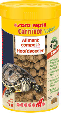 Sera - Aliments Professional Carnivor Nature pour Reptiles Carnivores - 72g
