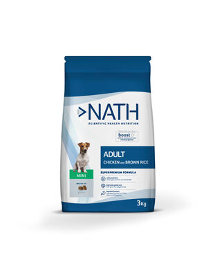 Nath - Croquettes Mini Adult au Poulet Pour Chien - 3Kg