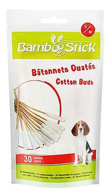Kerbl - Cotons-tiges Bamboo Stick pour Chiens - x30