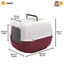 Ferplast - Maison de Toilettes Prima pour Chats - Bordeaux Indicateur image numéro 2
