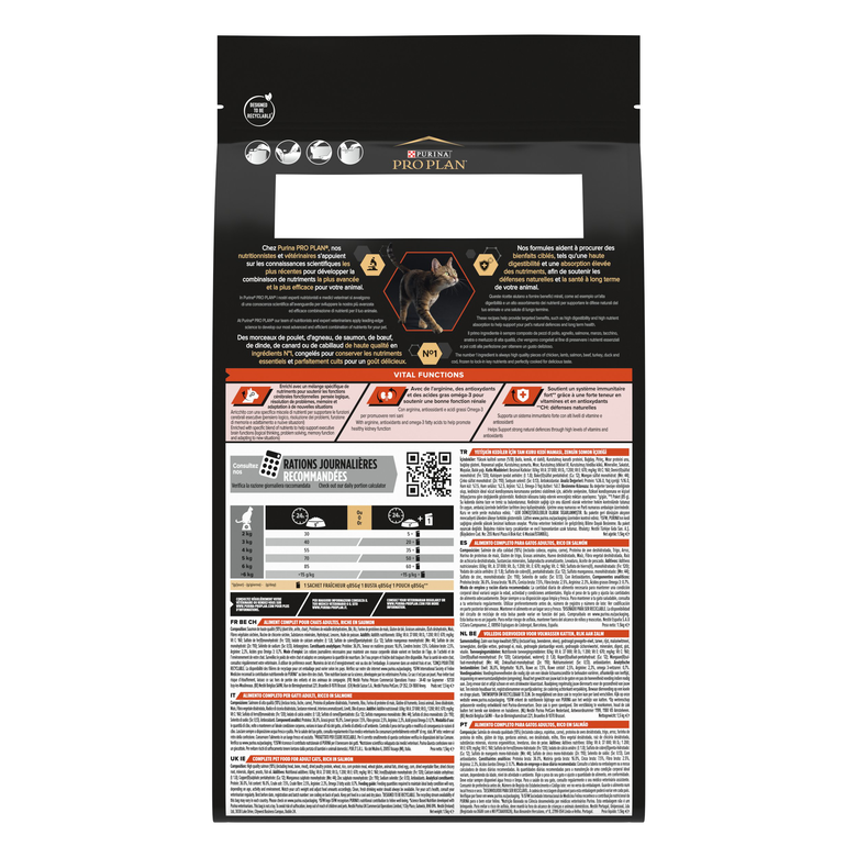 Pro Plan - Croquettes Adult au Saumon pour Chat Adulte - 1,5Kg Image numéro 4 Pro Plan - Croquettes Adult au Saumon pour Chat Adulte - 1,5Kg Image numéro 4