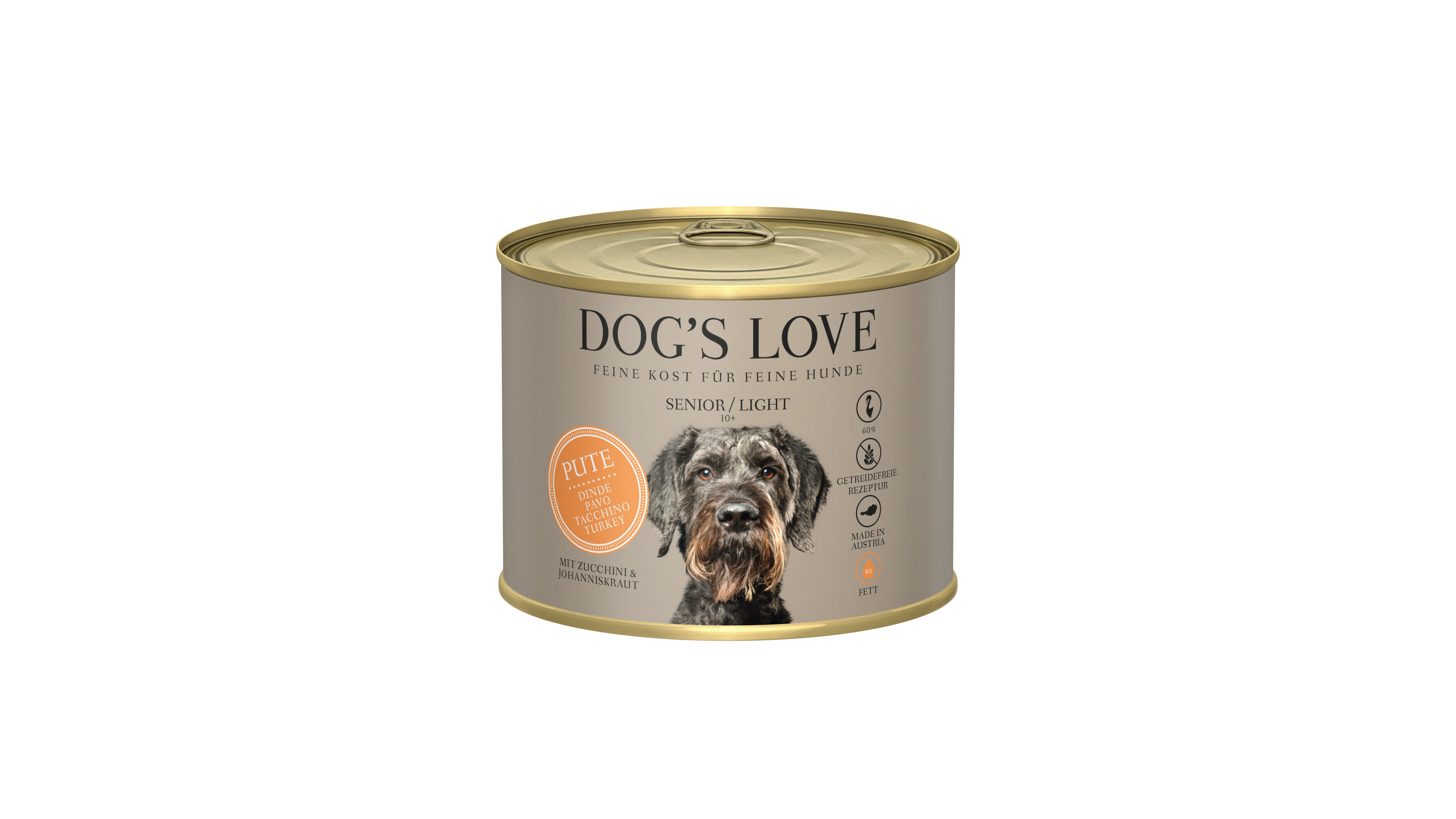 Dog's Love - P&acirc;t&eacute;e Senior Dinde Light pour Chiens - 200g Image num&eacute;ro 1