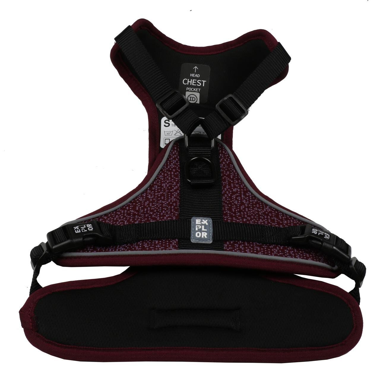 Duvoplus - Harnais Fashion Ultimate Fit No-Pull XS Prune pour Chiens - 20-40cm/37-45cm Image num&eacute;ro 1