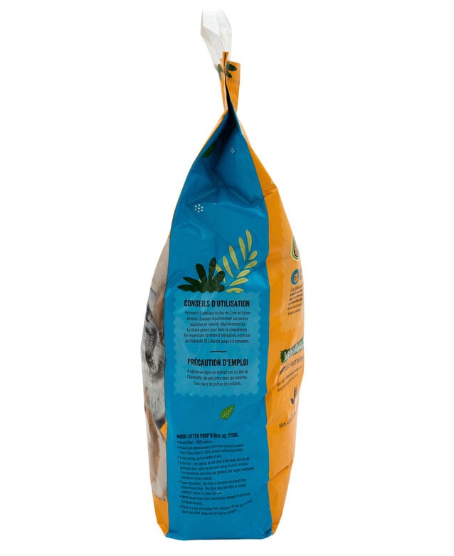 Tyrol - Litière en Granulés Prop'O Bois Croq'Circus - 10L Image numéro 4 Tyrol - Litière en Granulés Prop'O Bois Croq'Circus - 10L Image numéro 4