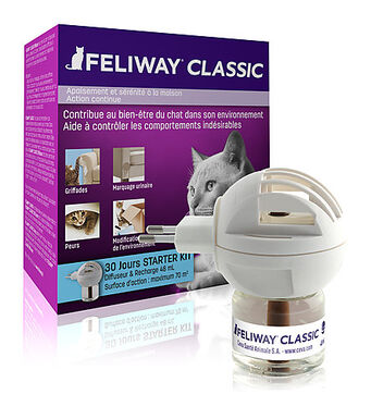 Feliway Classic - Diffuseur + Recharge 30J pour le Stress du Chat - 48ml
