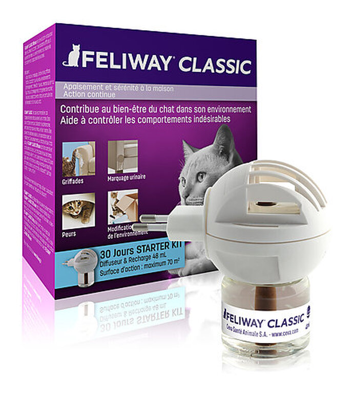 Feliway Classic - Diffuseur + Recharge 30J pour le Stress du Chat - 48ml image number null