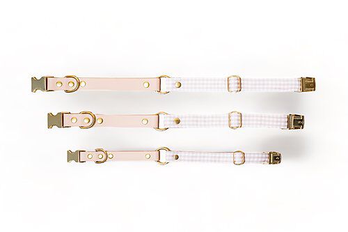 Pompon&Pets - Collier Duo Vichy pour Chiens - S Image num&eacute;ro 1