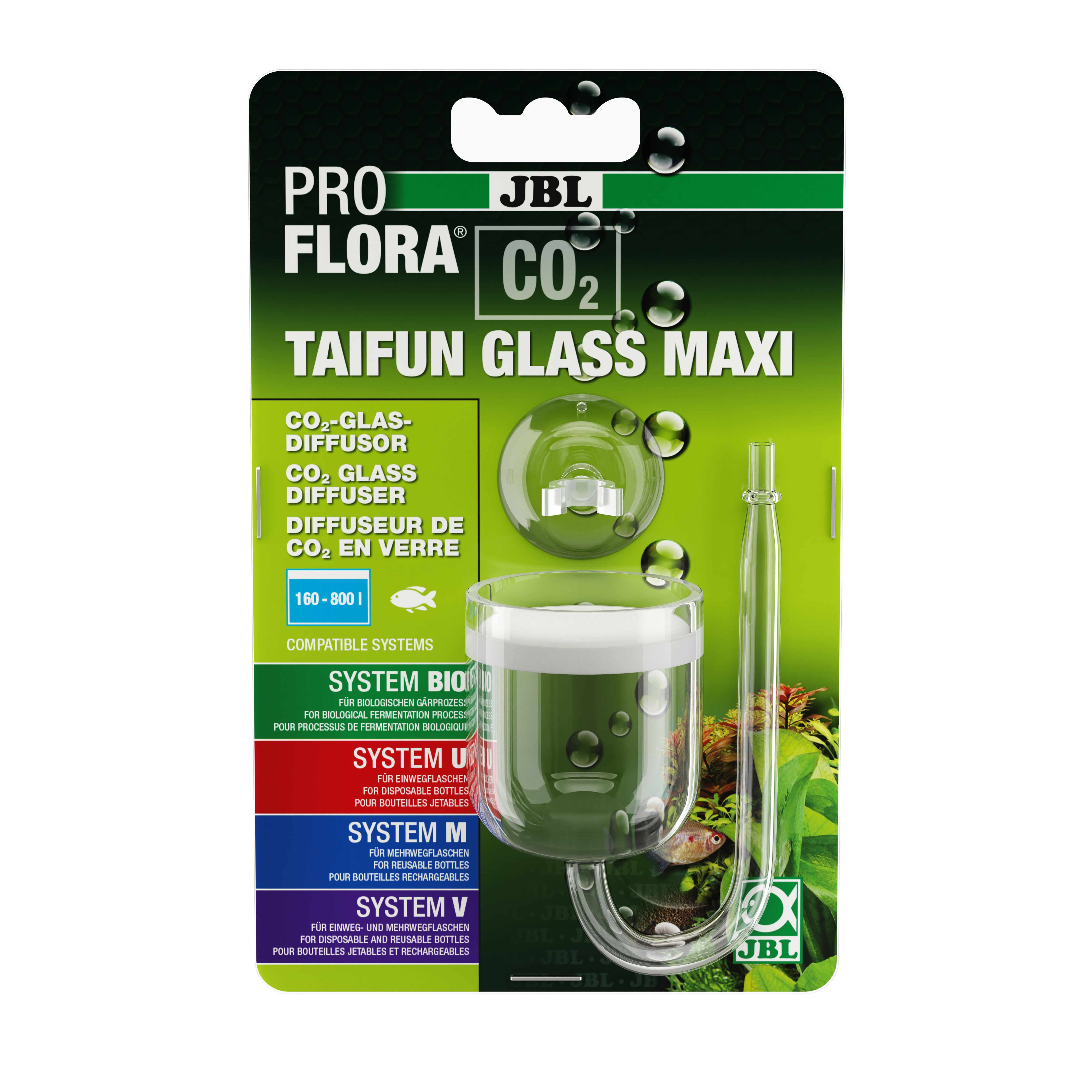 JBL - Diffuseur CO2 Proflora Taifun Glass Maxi pour Aquarium - 40 &agrave; 300L Image num&eacute;ro 2