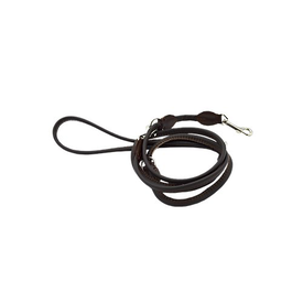 Comme Un Roi - Laisse Cuir Ajustable So Chic Marron pour Chien et Chat - 220cm