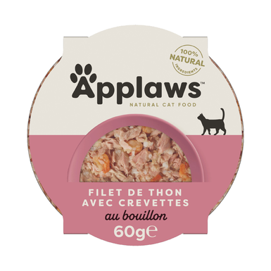 Applaws - Pâtée au Thon et Crevettes pour Chat - 60g