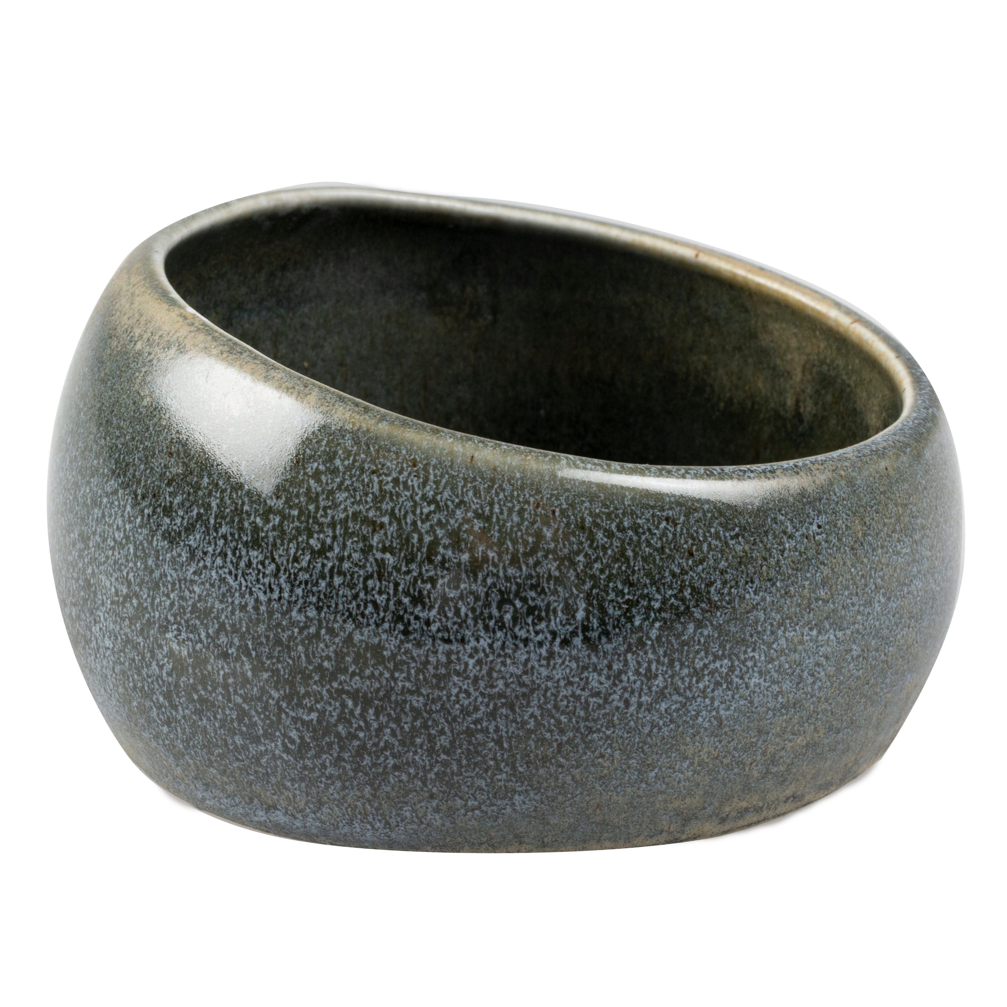 Duvoplus - Mangeoire Stone Obliq Raw L pour Rongeurs - 13x13x6,3cm Image num&eacute;ro 1