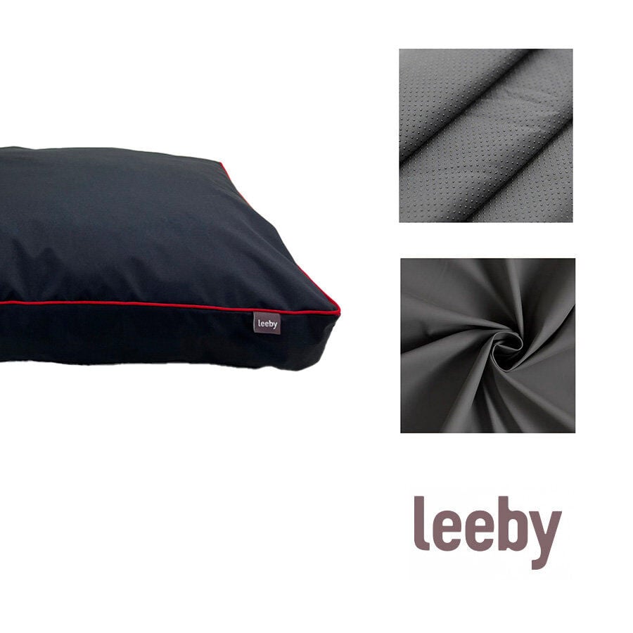 Leeby - Coussin Imperm&eacute;able Noir pour Chiens - S Image num&eacute;ro 5