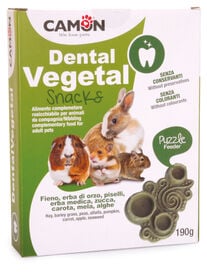 Camon - Friandises Dental Vegetal Puzzle Feeder pour Rongeurs - 190g