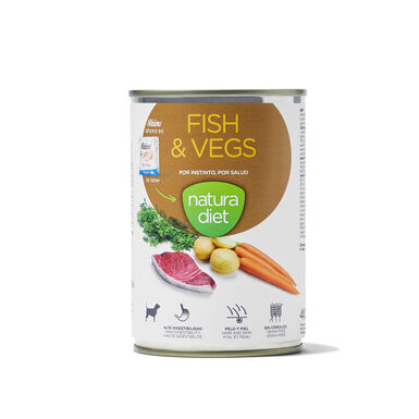 Natura Diet -  Pâtée aux Poissons pour Chiens - 400g
