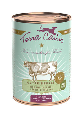 Terra Canis - Aliment Naturel sans Céréales au Bœuf pour Chiens - 400g