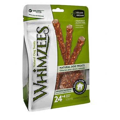 Whimzees - Friandises Saucisse Veggie Dog Treats S pour Chien - x28