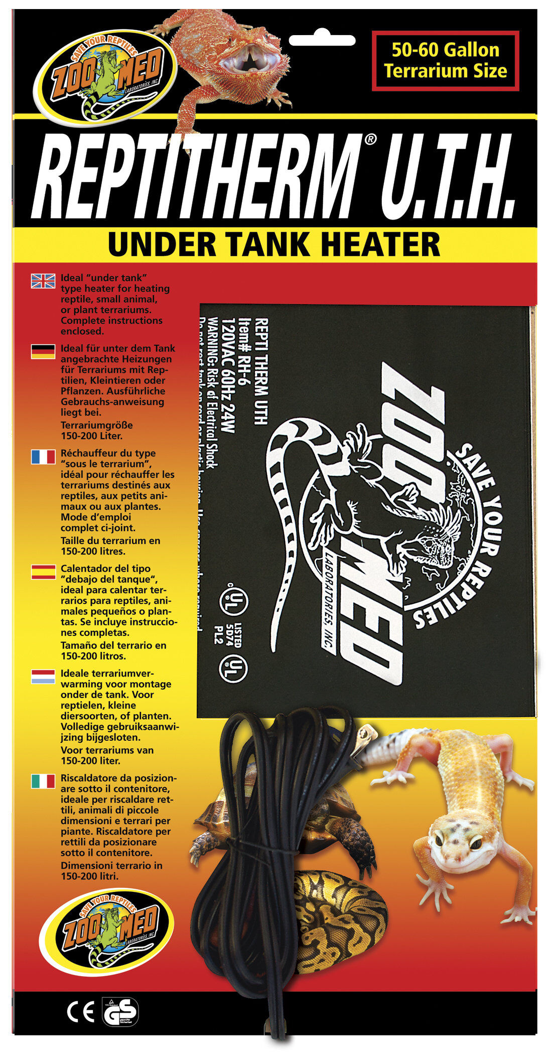 Zoomed - Plaque chauffante terrarium - 20x30 cm - 16W Image num&eacute;ro 1