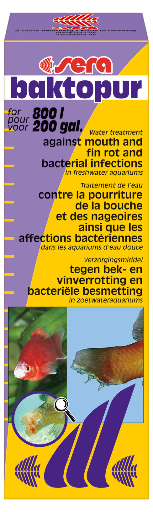 Sera - Traitement de l'Eau Baktopur pour Aquarium d'Eau Douce - 50ml Image num&eacute;ro 1